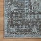 Loloi II Odette 11"2" x 15"7" Sky and Charcoal Area Rug, , large