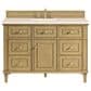 James Martin Vanities Lorelai 48" Single Vanity in Light Natural Oak with 3 cm Eternal Marfil Quartz Top, , large