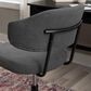 Linon Home Decor Tristan Swivel Office Chair in Black, , large