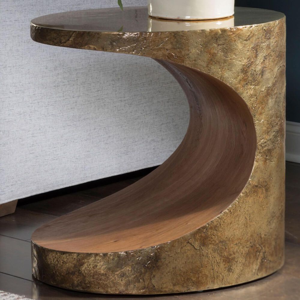 Artistica Metal Thornton Side Table in Antique Bronze, , large