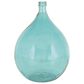 Maple and Jade Bulb Shape Decorative Vase in Tinted Teal, , large
