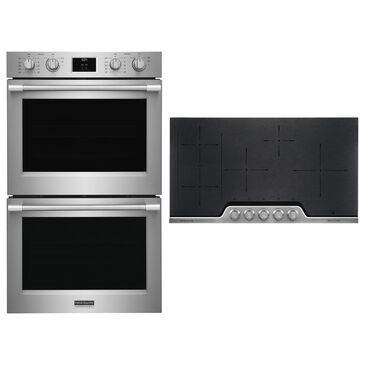 Frigidaire Professional 2-Piece Kitchen Package with 30" Double Electric Wall Oven and 36" Induction Cooktop in Stainless Steel, , large