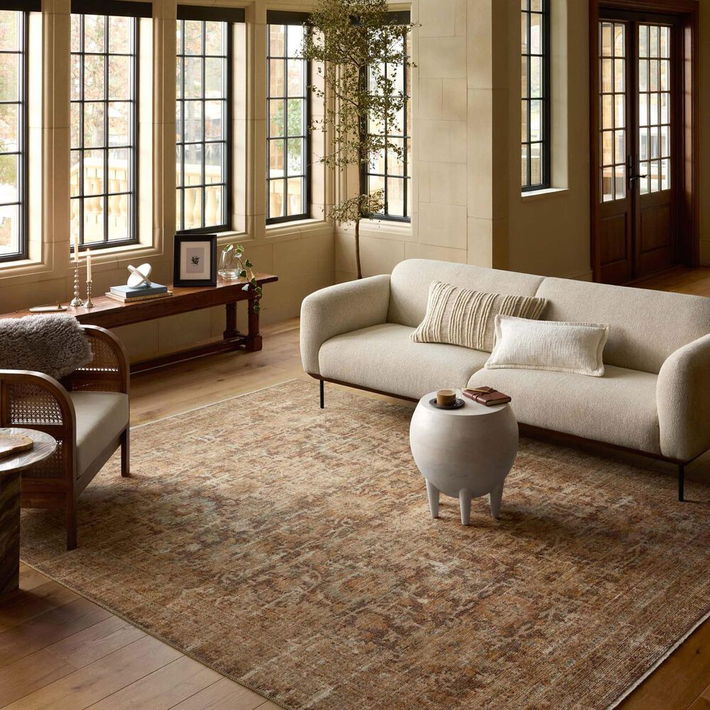 Loloi Heritage 4&#39; x 6&#39; Bark and Multicolor Area Rug, , large