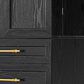 HOMLUX 78.2" Tall Farmhouse Kitchen Pantry Cabinet with 8 Door Shelves, Storage Cabinet with 3 Adjustable Shelves, 3 Large Drawers, Versatile Cupboard for Kitchen, Dining & Bathroom, Ash Black, , large
