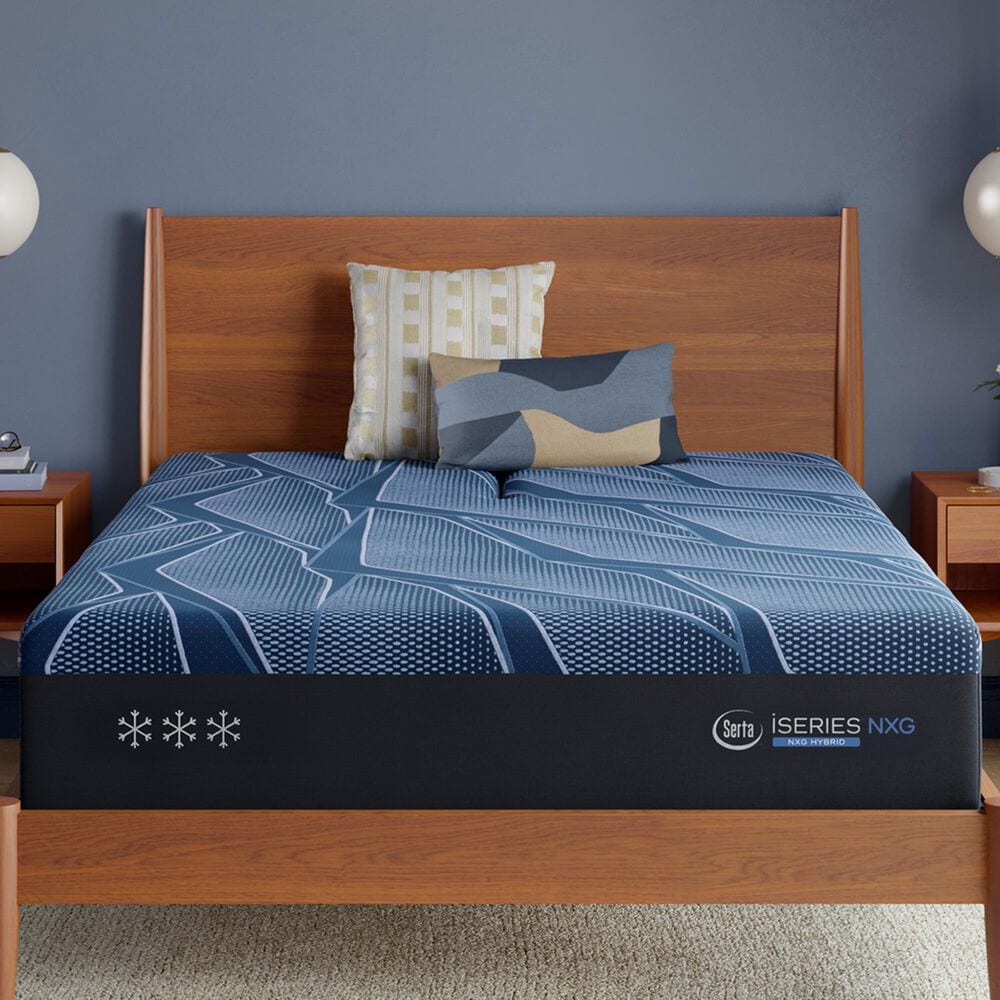 Serta iSeries NXG 4500 Hybrid Plush Flex Head Queen Mattress, , large