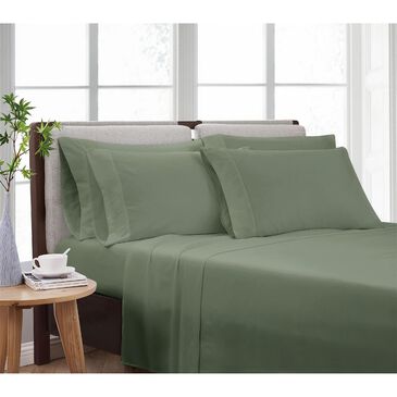 Pem America Cannon Heritage Solid 6-Piece King Sheet Set in Green, , large