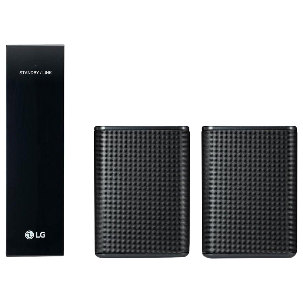 LG Powered Wireless Rear Channel Speakers (Pair) - works with select LG soundbars - Black, , large