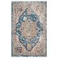Safavieh Aria 4" x 6" Blue and Beige Area Rug, , large