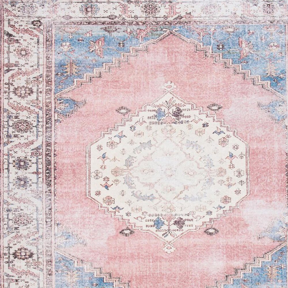 Safavieh Serapi 6&#39;7&quot; Square Ivory and Pink Area Rug, , large