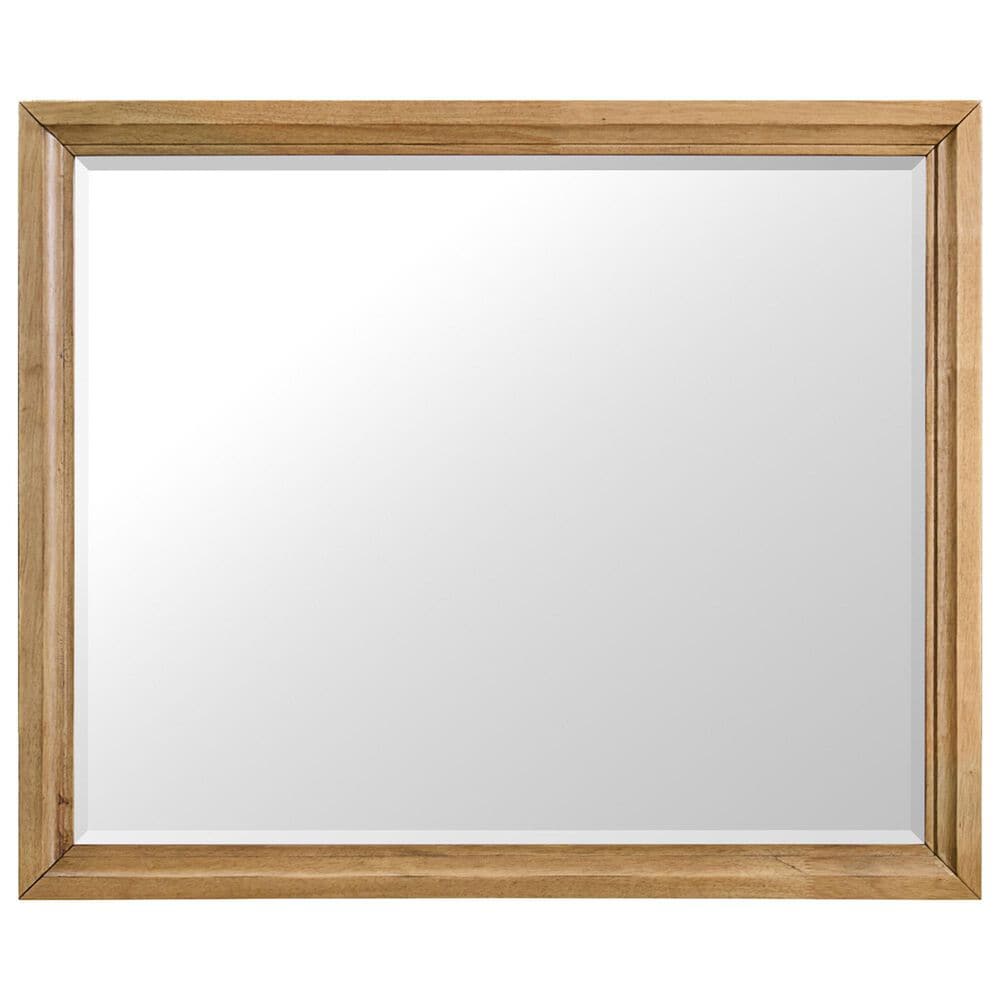 Hawthorne Furniture Newport Dresser Mirror in Natural Oak, , large