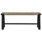Ashley Acerman Accent Bench in Black and Natural, , large
