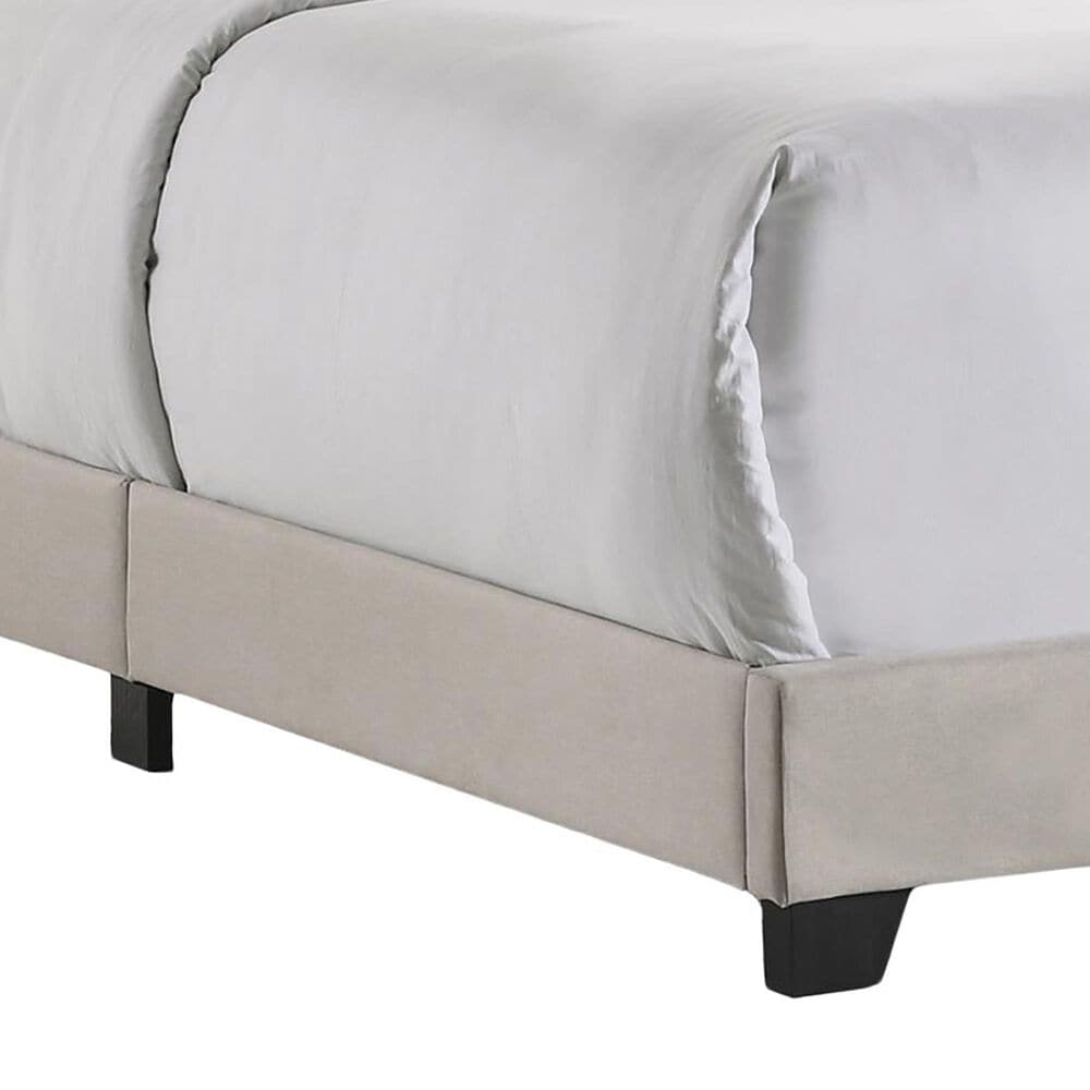 Hawthorne Furniture Zion Upholstered Twin Panel Bed in Fog, , large