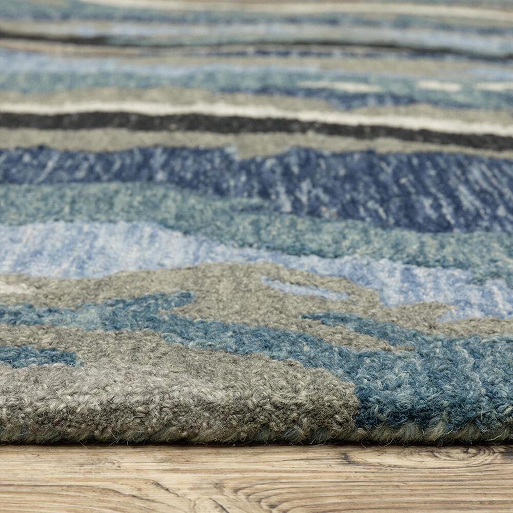 Oriental Weavers Kipton 5&#39; x 8&#39; Blue Area Rug, , large