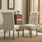Hearth and Haven Habit Side Chair with Beige Cushion in Tan (Set of 2), , large