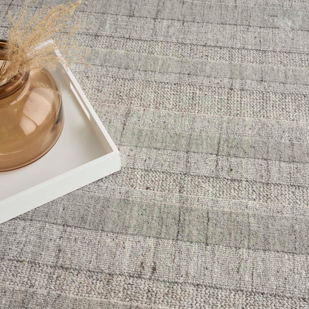 Nourison Pure Multi Weave Grey 4&#39; x 6&#39; Area Rug, , large