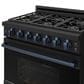 Thor Kitchen Gordon Ramsay 6 Cu. Ft. Professional Liquid Propane Range with Blue Handle Kit in Black, , large