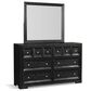 Furniture of America Hatton 6-Piece Queen Bedroom Set in Weathered Black, , large