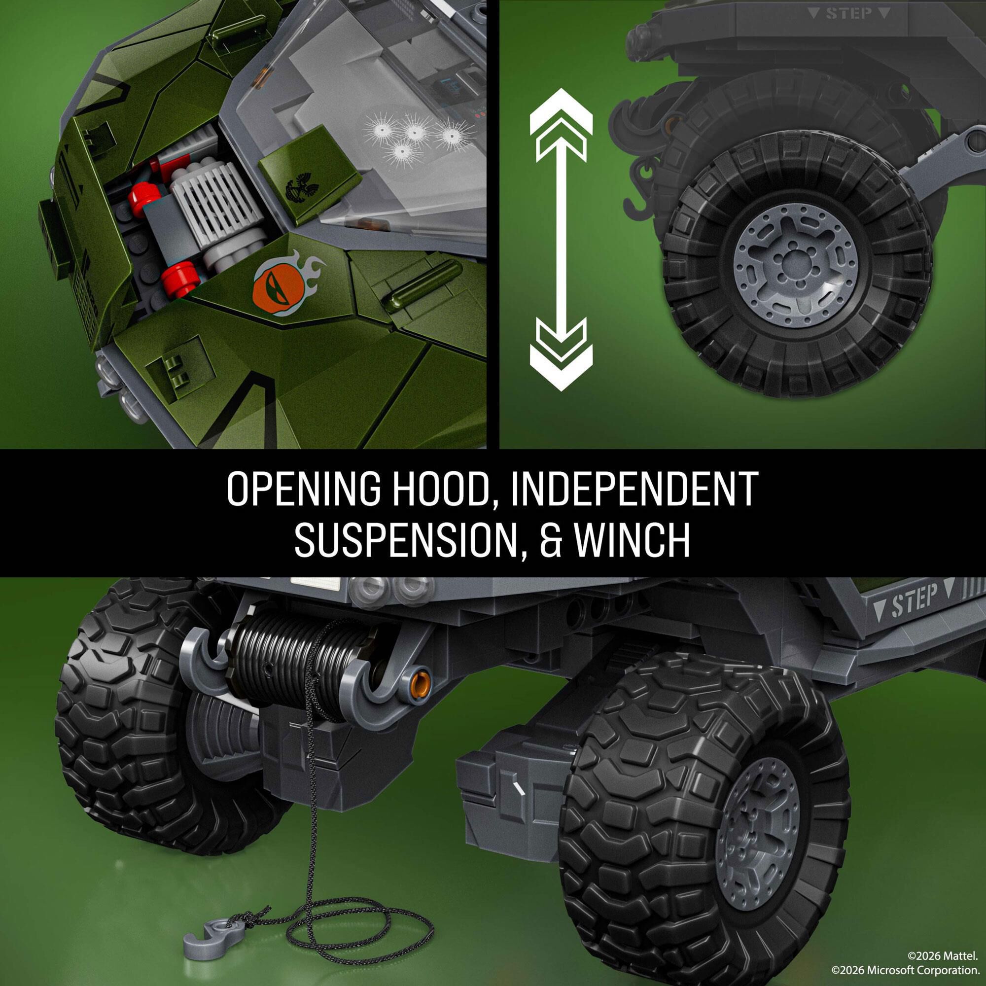Hot Wheels Halo Warthog Building Toy Kit