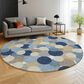 Dalyn Rug Company Kenner Blue 8" Round Indoor/Outdoor Area Rug, , large