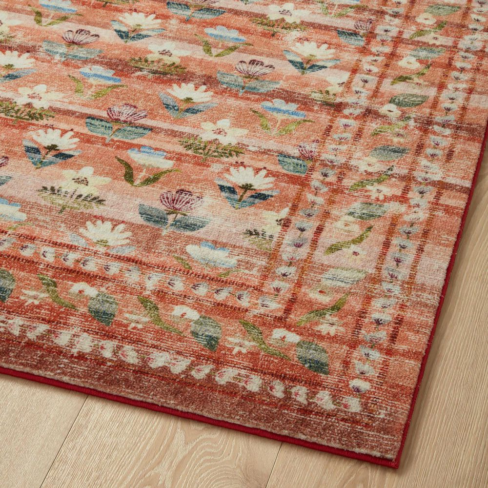 Loloi Courtyard 7&#39;6&quot; x 9&#39;6&quot; Hadley Terracotta Area Rug, , large