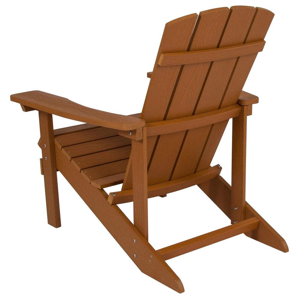 Flash Furniture Charlestown Adirondack Chair in Brown, , large