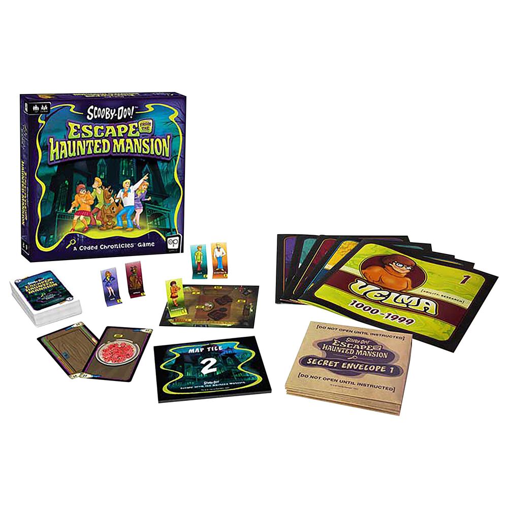 USAopoly Scooby-Doo Escape from The Haunted Mansion - A Coded Chronicles Game, , large