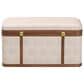 Baxton Studio Brenner Storage Trunk in Beige, , large