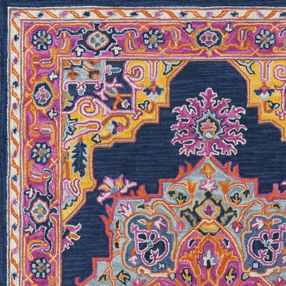 Momeni Ibiza IBI-01 8&#39; x 10&#39; Navy Area Rug, , large