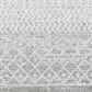 Surya Elaziz 3"11" Round Light Gray and White Area Rug, , large