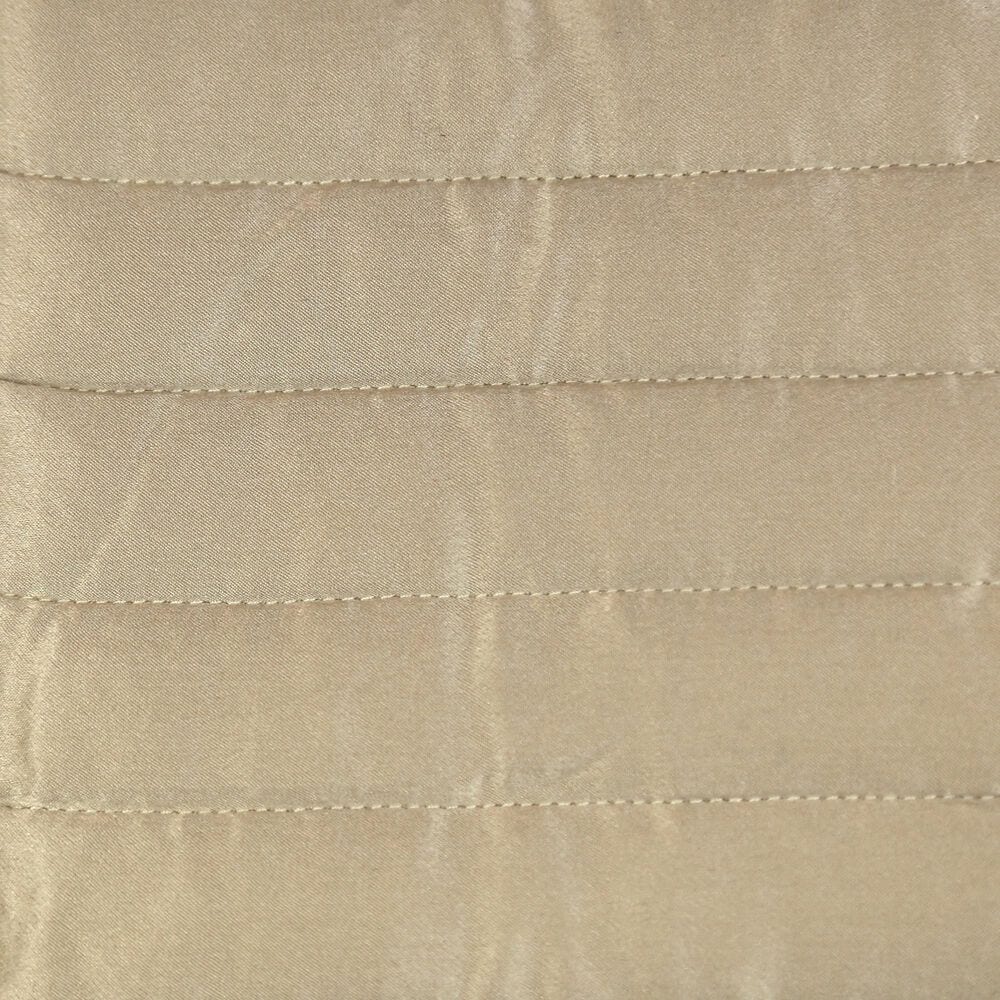 Ann Gish Channel Quilted Charmeuse King Coverlet in Pumice, , large