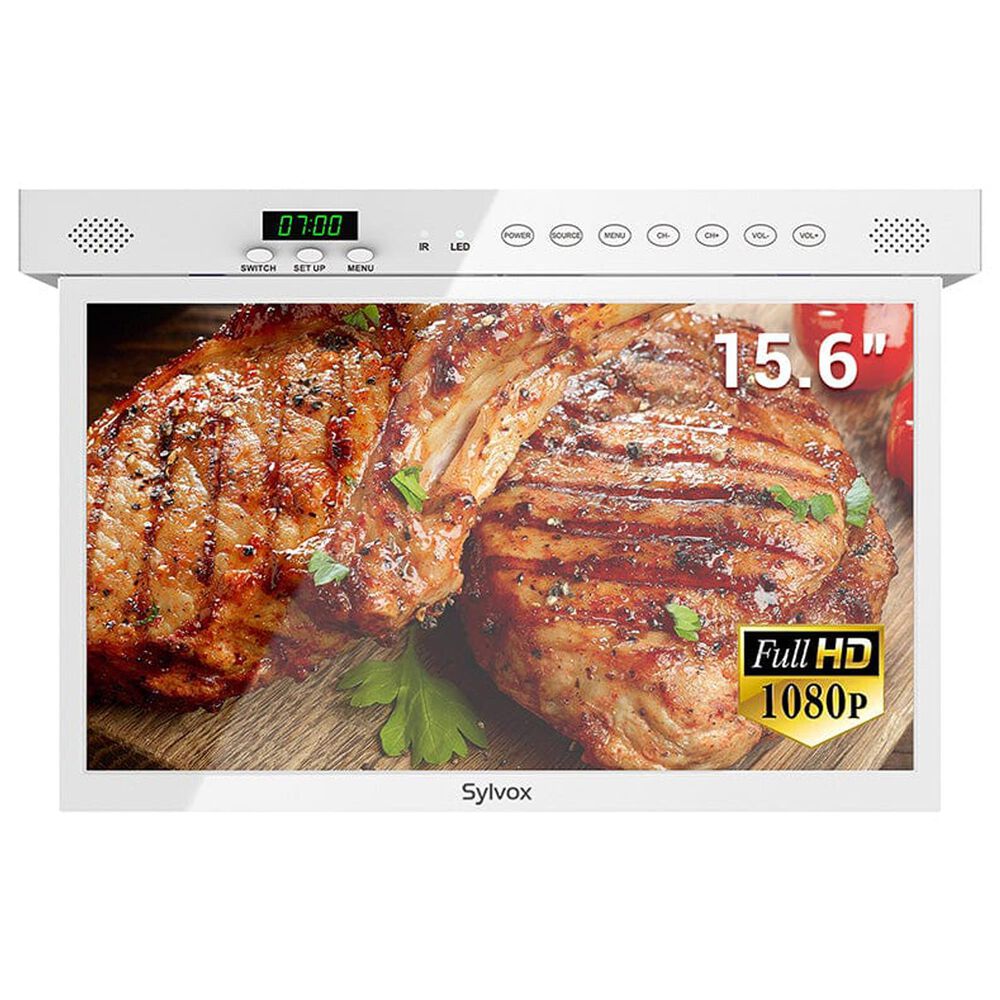 Sylvox 15.6" Smart Under TV for Kitchen in White Shop NFM