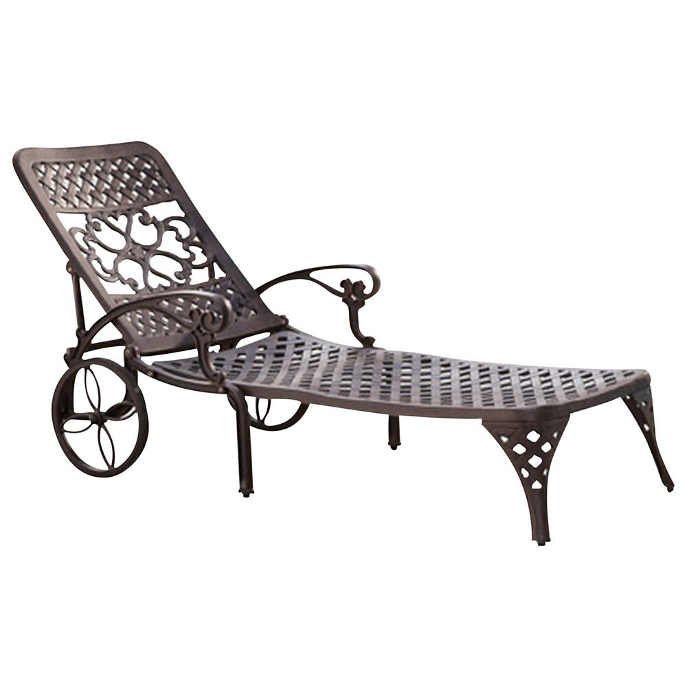 Homestyles Sanibel Chaise Lounge without Cushion in Brown, , large