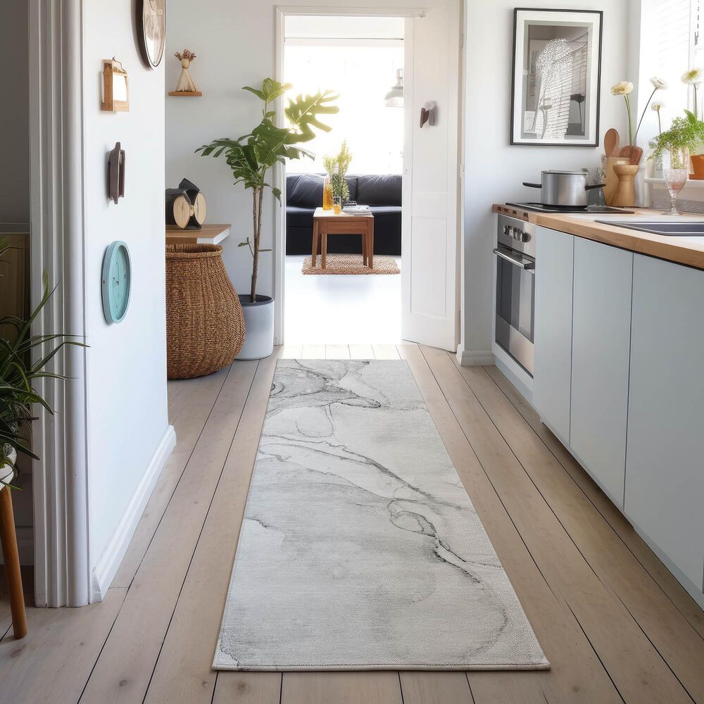 Dalyn Rug Company Odyssey Gray 2'3" x 7'6" Runner, , large