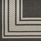 Nourison Horizon HOZ03 Black 6" x 9" Indoor/Outdoor Area Rug, , large