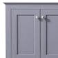 Lexora Home Dukes 60" Double Bathroom Vanity with 58" Mirror in Dark Grey, , large
