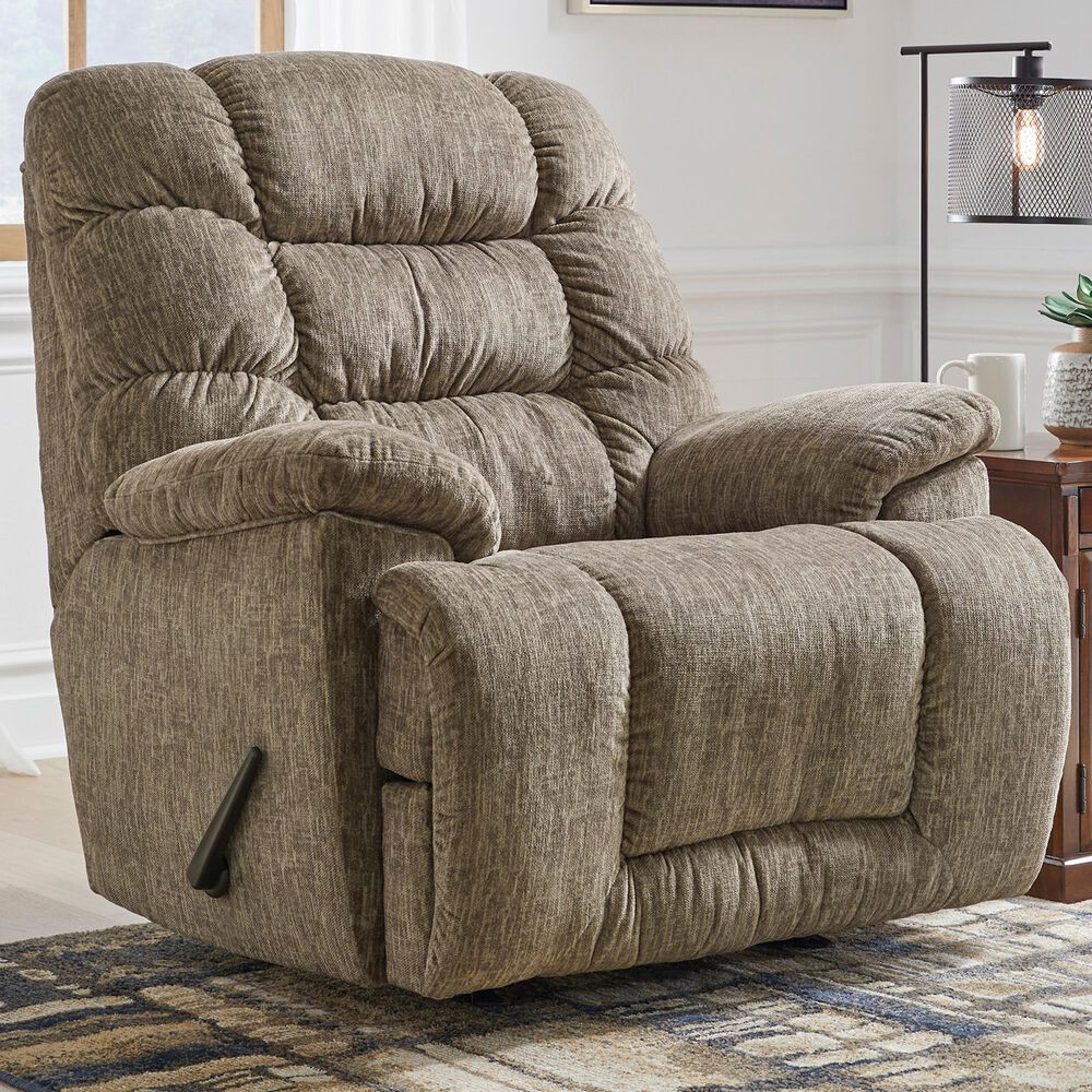 Signature Design by Ashley Bridgtrail Rocker Recliner in Taupe NFM