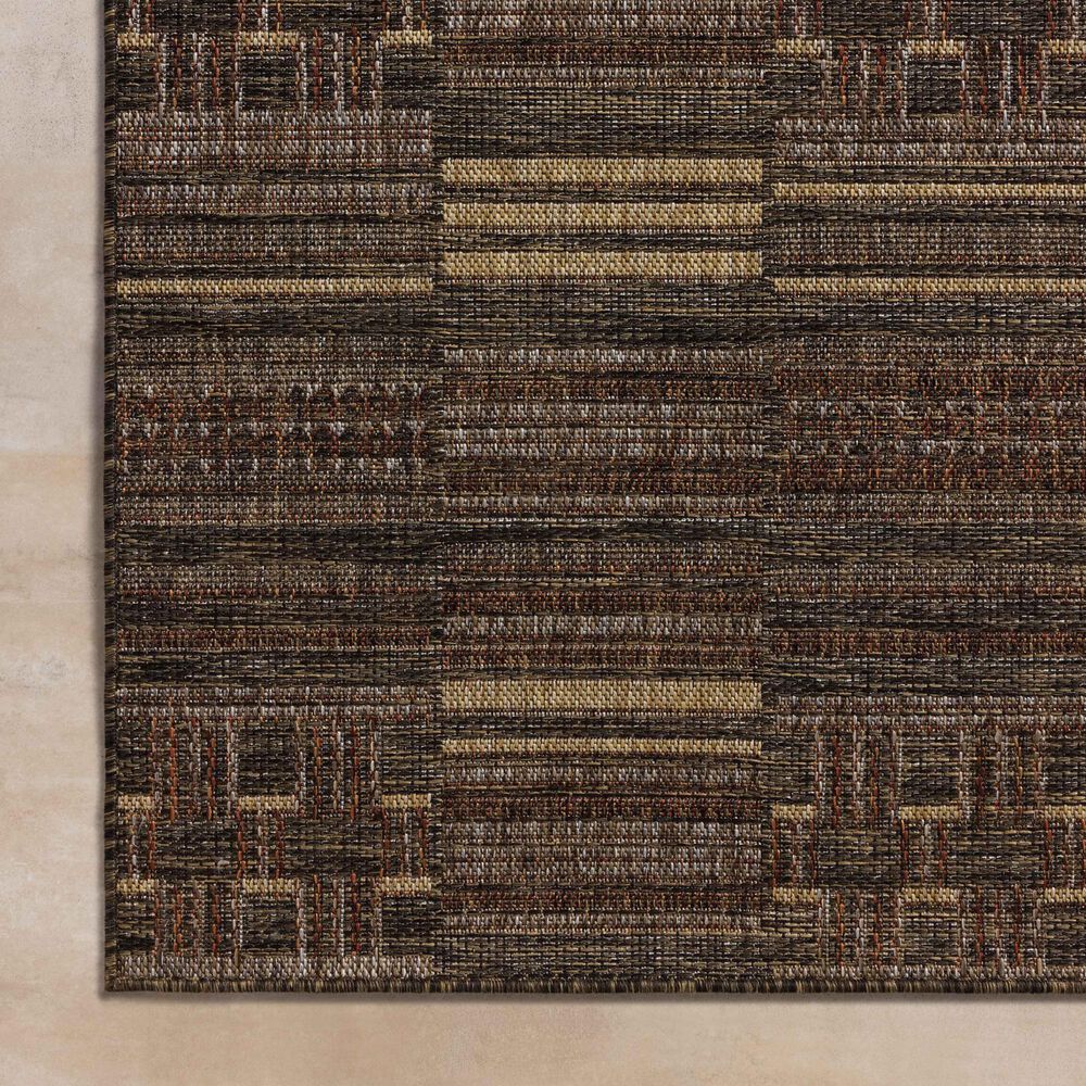 Loloi II Birch 11&#39;6&quot; x 15&#39; Spice and Tobacco Indoor/Outdoor Area Rug, , large