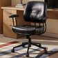 HOMLUX Executive Office Chair with PU Fabric Cushion in Black, , large