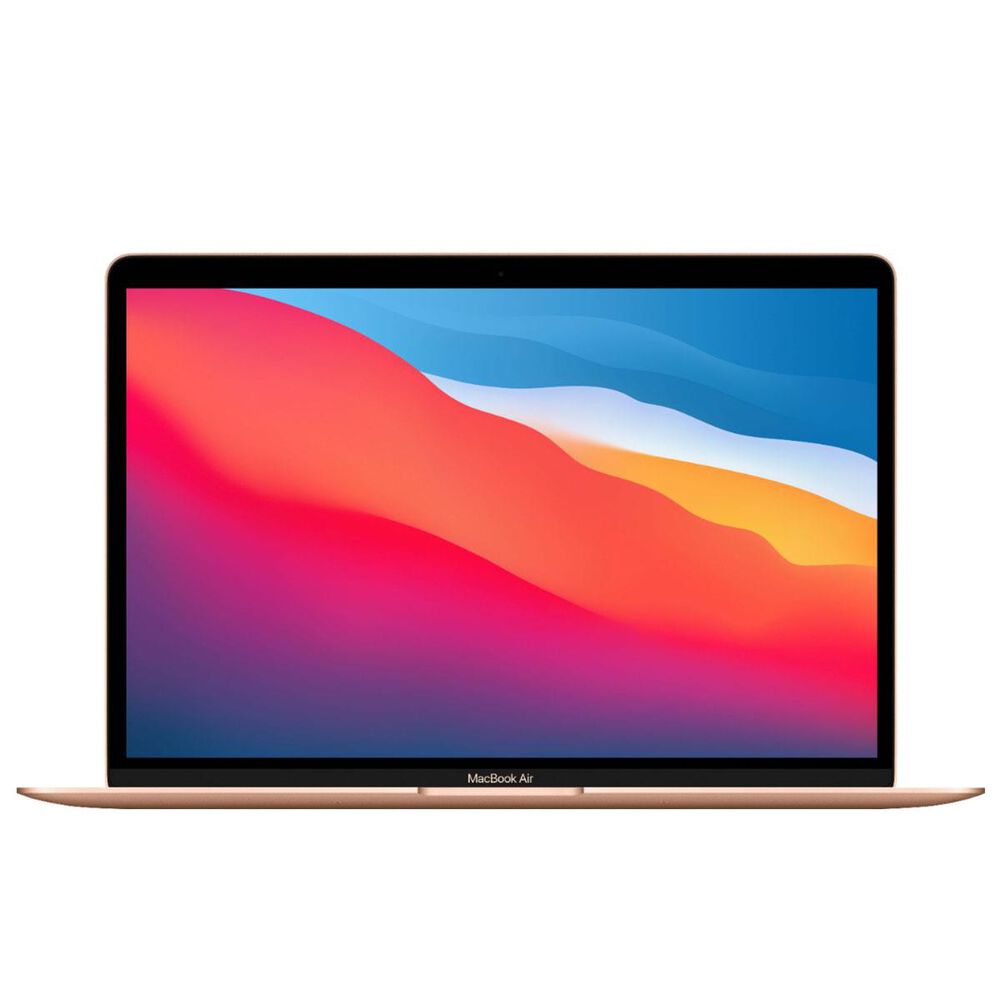 Apple MacBook Air 13.3" Laptop - Apple M1 chip - 8GB Memory - 256GB SSD - Gold, , large