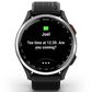 Garmin Approach S44 43mm Golf Smartwatch Silver Aluminum Bezel Case with Black Silicone Band, , large