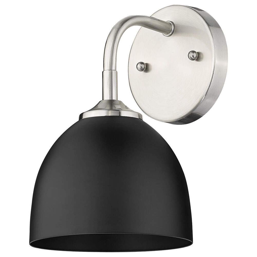 Golden Lighting Zoey 1-Light Wall Sconce in Pewter, , large