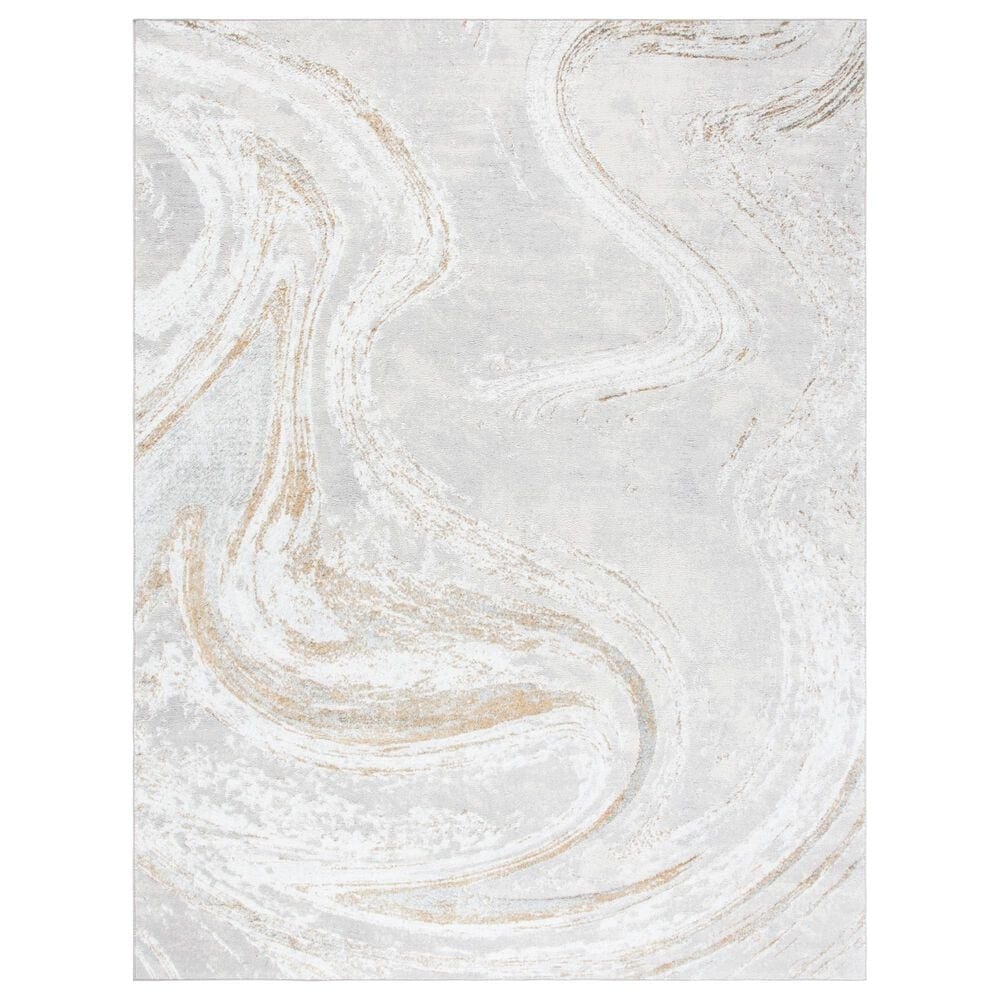 Safavieh Orchard ORC617 8" x 10" Grey and Gold Area Rug, , large