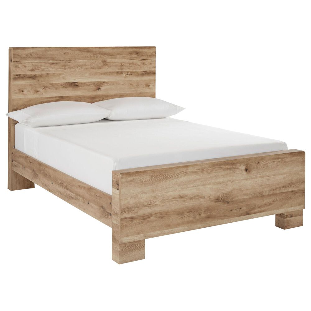 Ashley Hyanna Full Bed in Golden Rustic Tan, , large