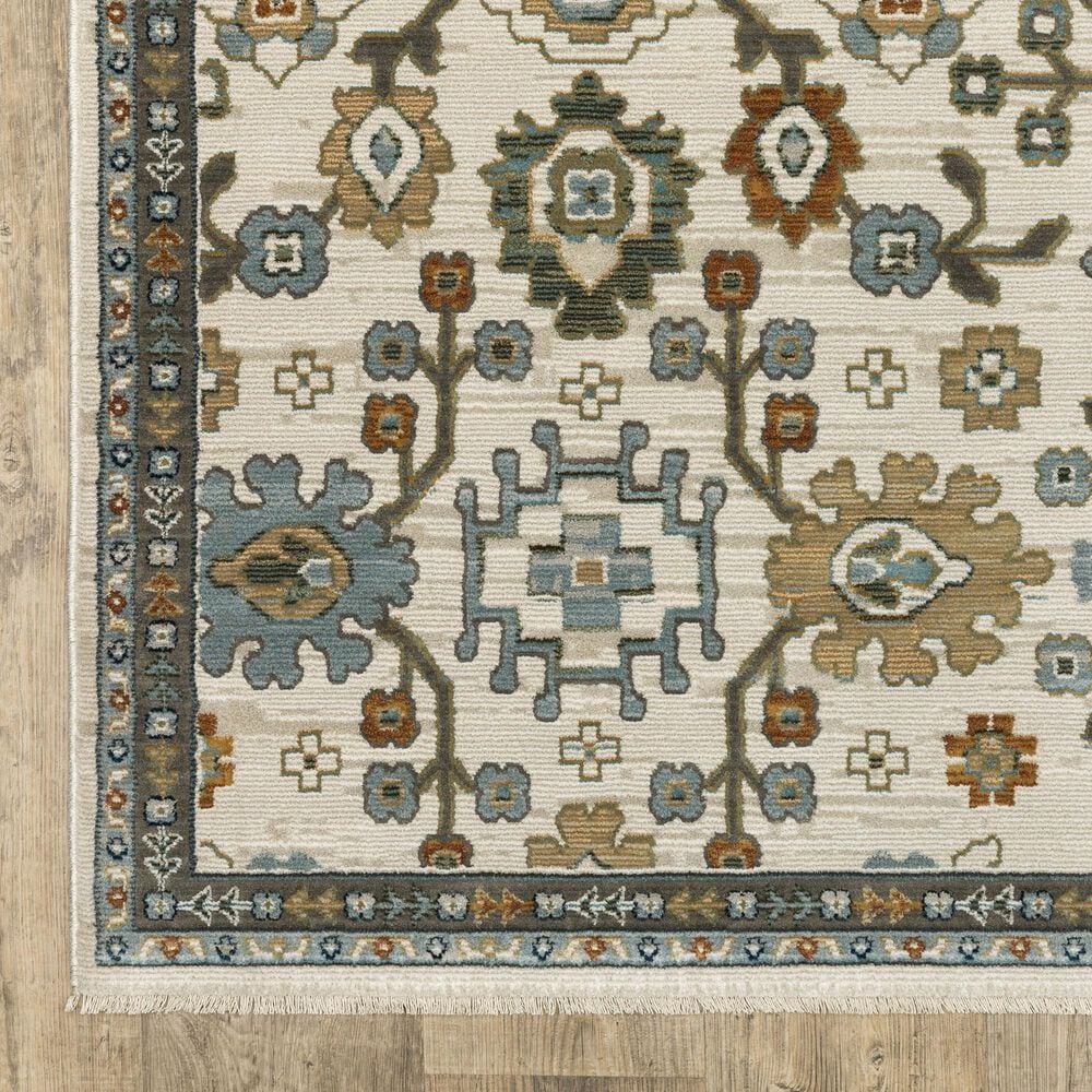 Oriental Weavers Keira Ivory and Multicolor 2&#39;3&quot; x 7&#39;6&quot; Runner, , large