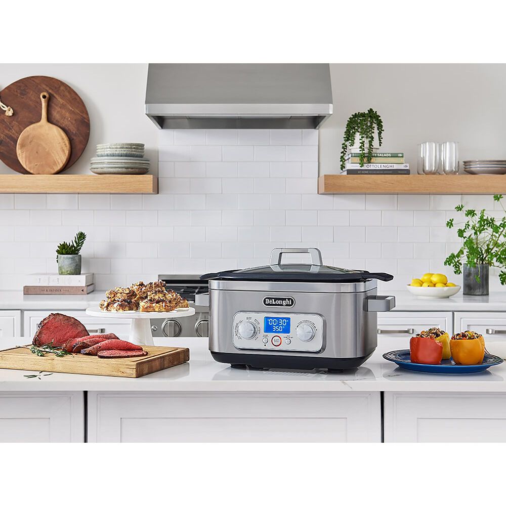 De&#39;Longhi Livenza 6-Quart All-In-One Programmable Multi Cooker in Silver, , large