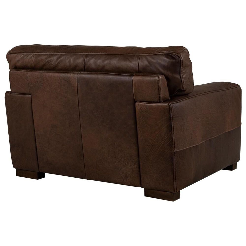Bordeaux &amp; Co Maxi 4-Piece Stationary Leather Living Room Set in Madison Espresso, , large