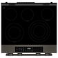 KitchenAid 2-Piece Kitchen Package with 30" Slide-In Smart Electric Range and 30" Over-the-Range Microwave Oven in Black Ore, , large