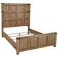 Millenium Ridgester 4 Piece Queen Panel Bedroom Set in Light Brown with USB Ports, , large