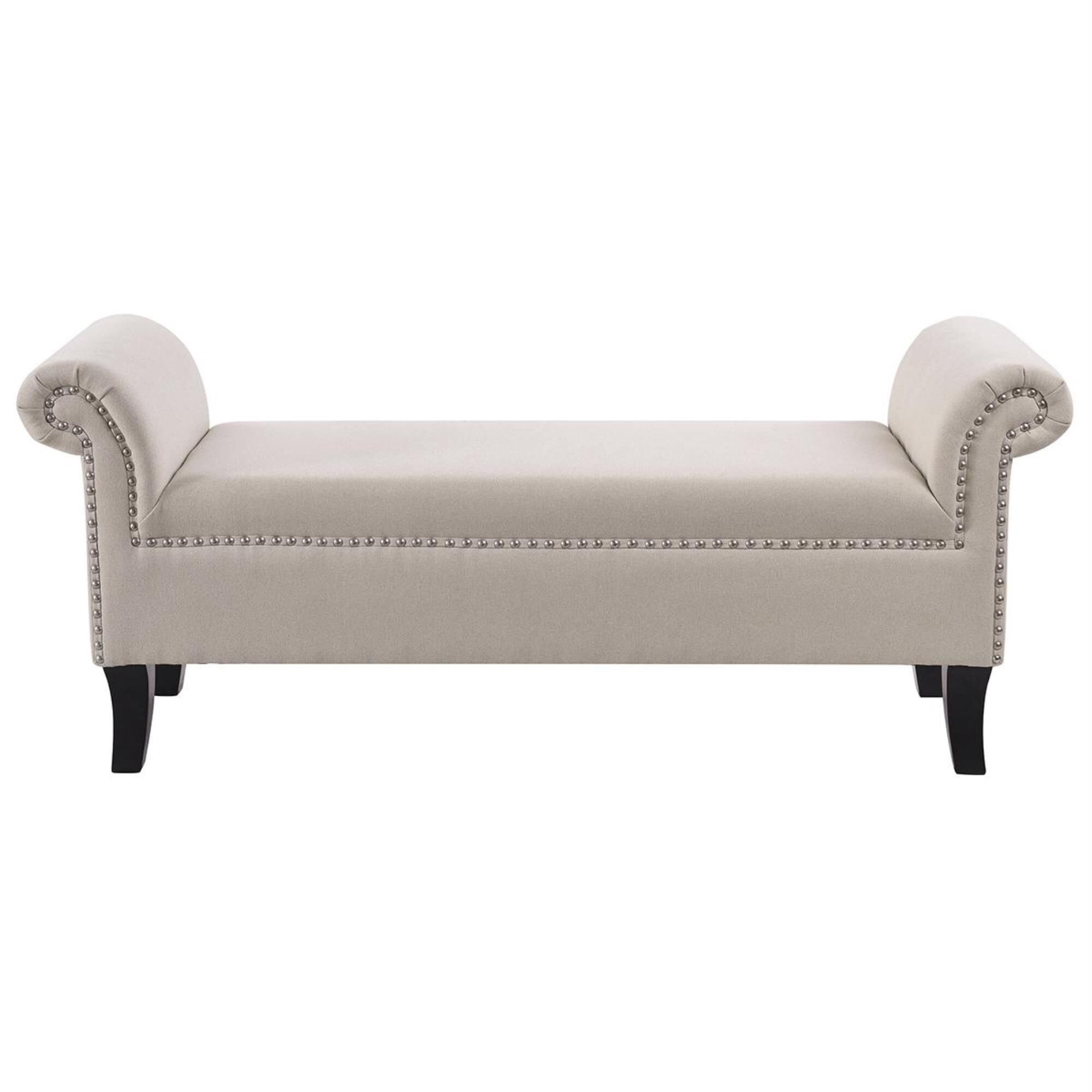Jennifer Taylor Home Kathy Roll Arm Entryway Accent Bench in Sky
