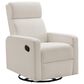 Oxford Baby Layton Swivel Glider Recliner in Cream, , large